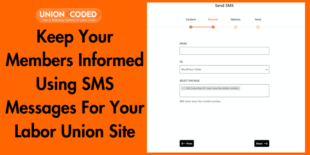 Keeping Union Members Updated with Mass Text Messaging Programs